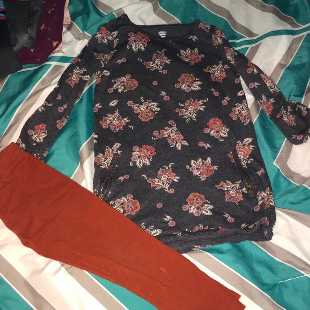 Dress like top with matching leggings